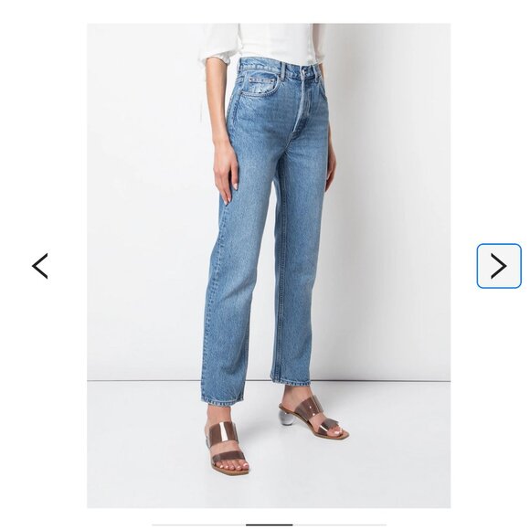 Reformation Cynthia High Rise Straight Jeans - Picture 2 of 8